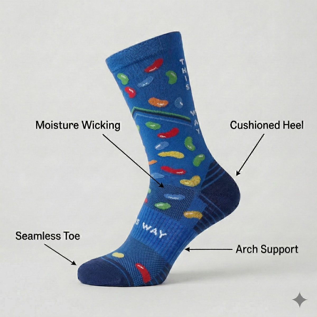 Candy Cadence Cycling Socks