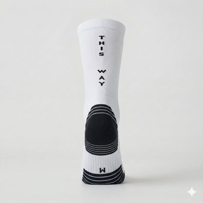 Cloud Pace White Run & Ride Socks