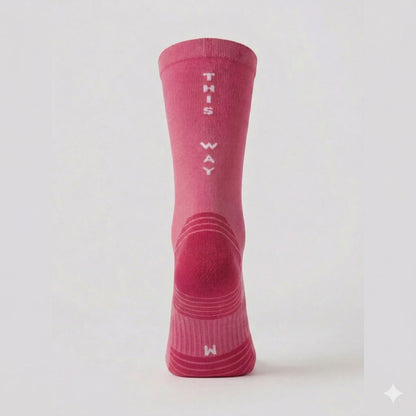 Pink Pulse Running Socks