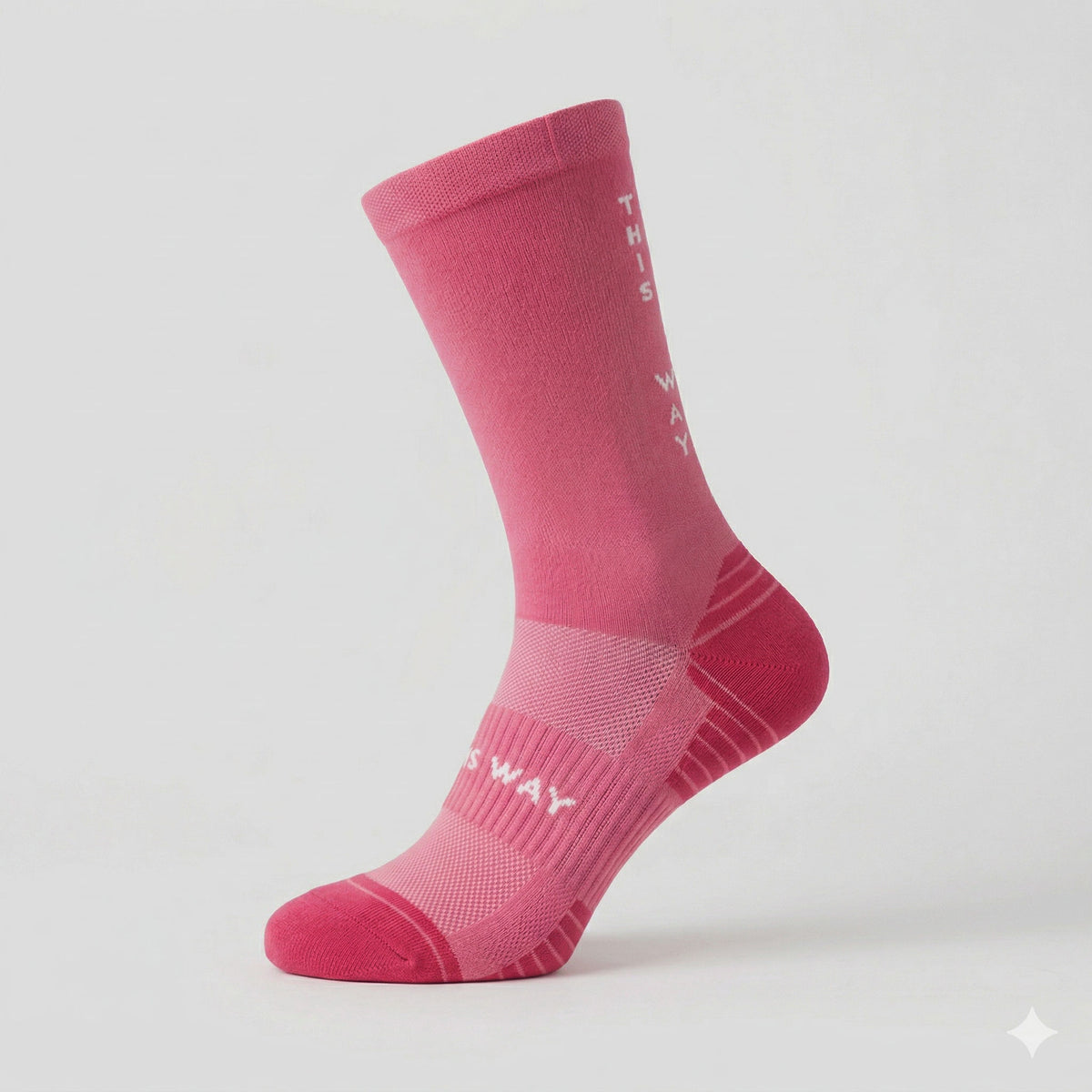 Pink Pulse Running Socks