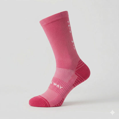 Pink Pulse Running Socks